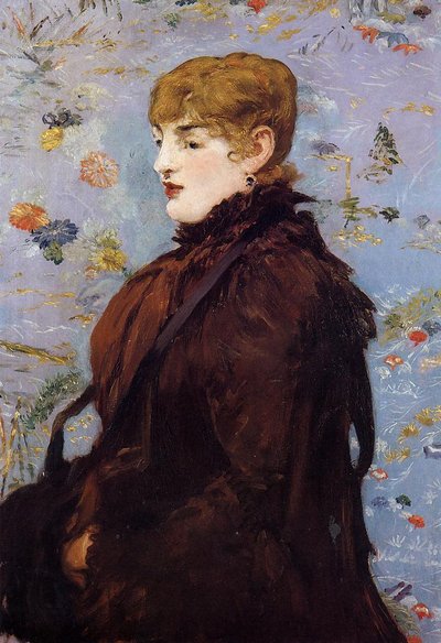 Otoño, Méry Laurent de Édouard Manet